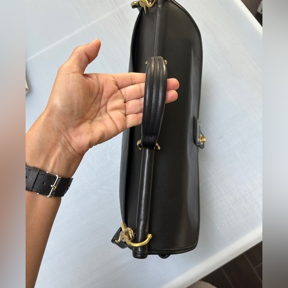 Vintage Coach Beekman Black Leather Briefcase G8C-5266 USA - Picture 16 of 16